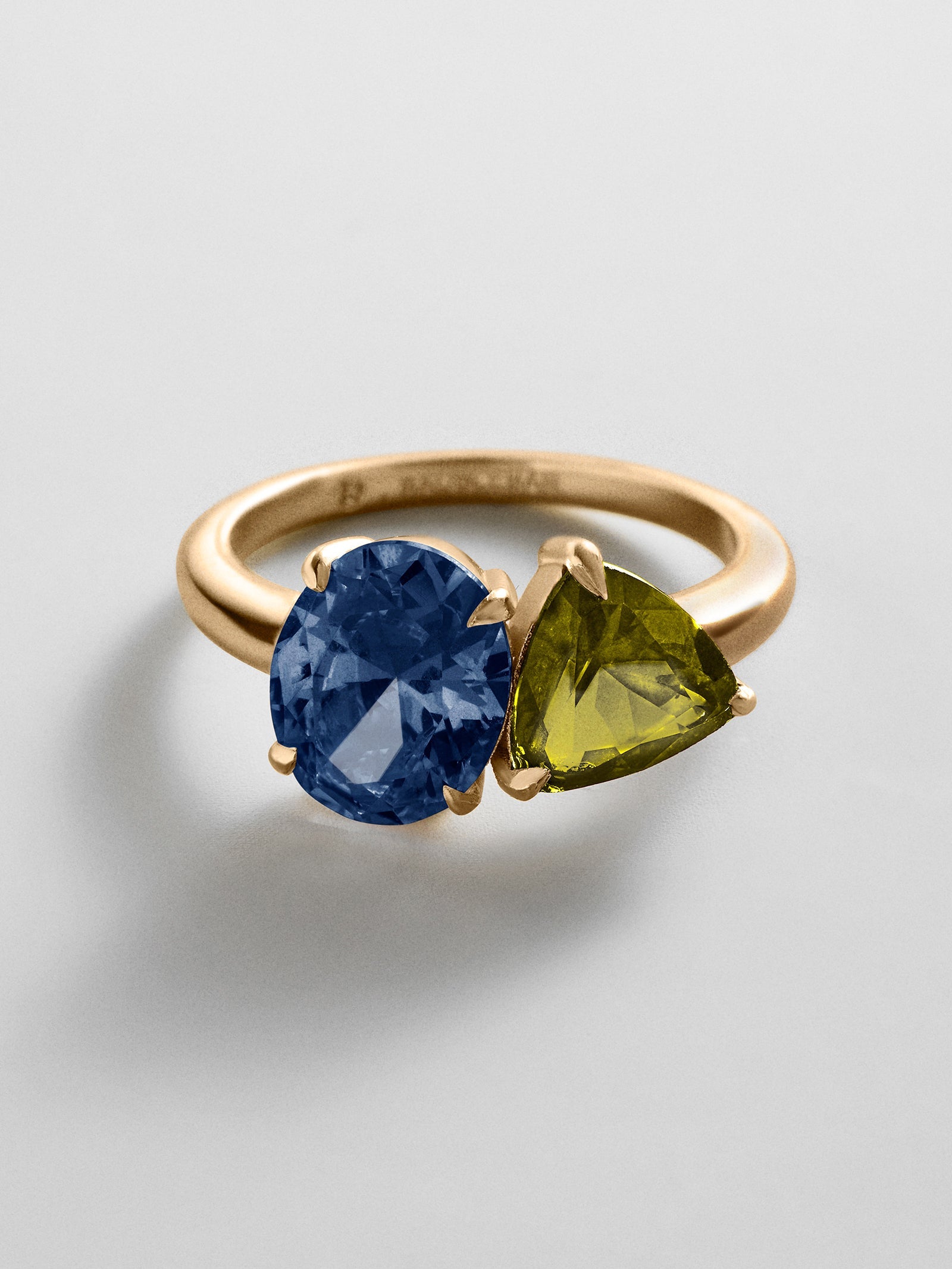 Toi et Moi Custom Birthstone Ring - Gold