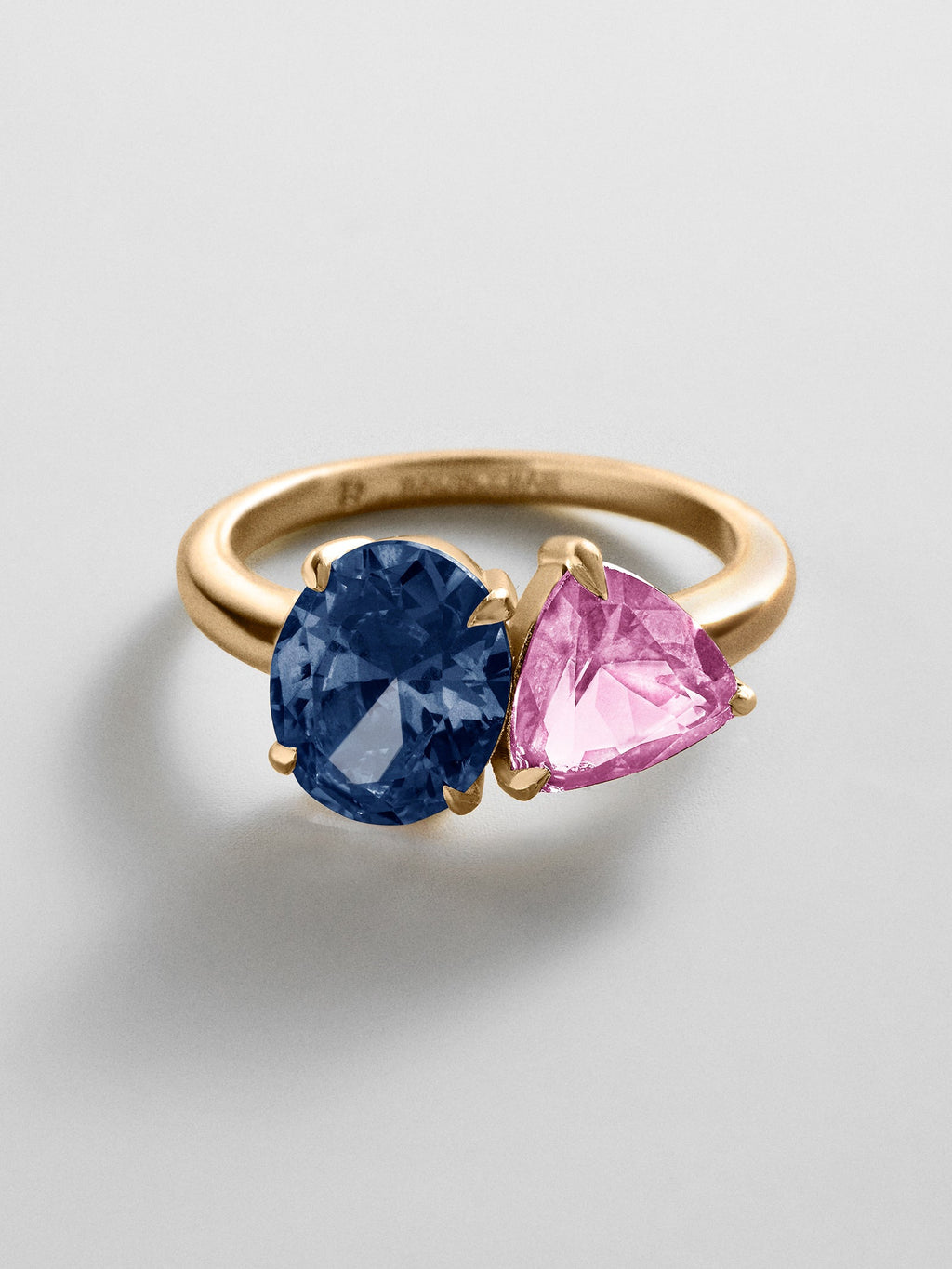 Toi et Moi Custom Birthstone Ring - Gold