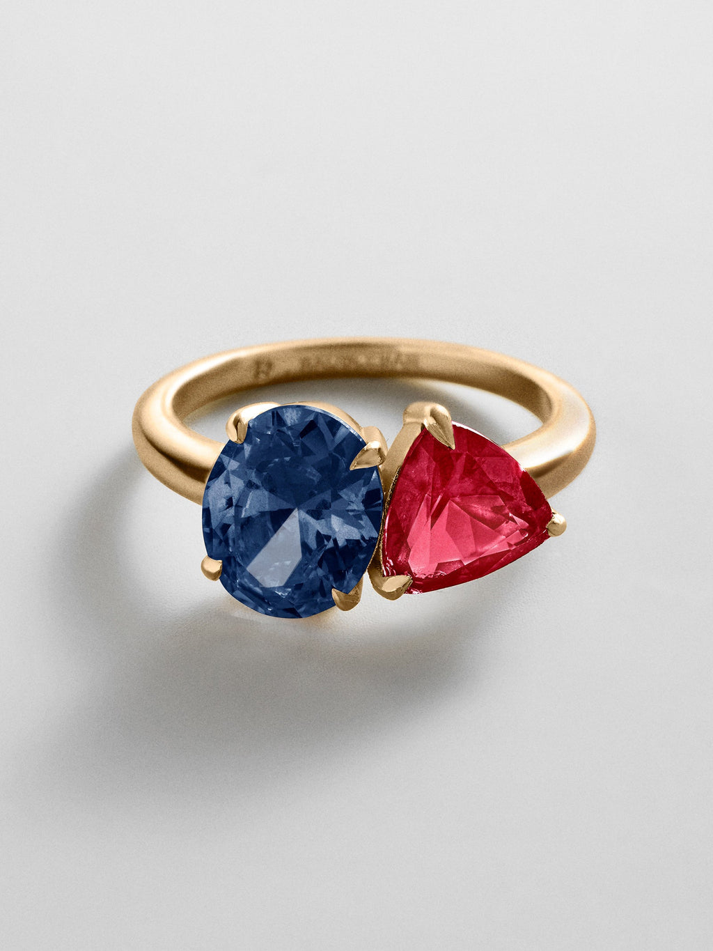 Toi et Moi Custom Birthstone Ring - Gold