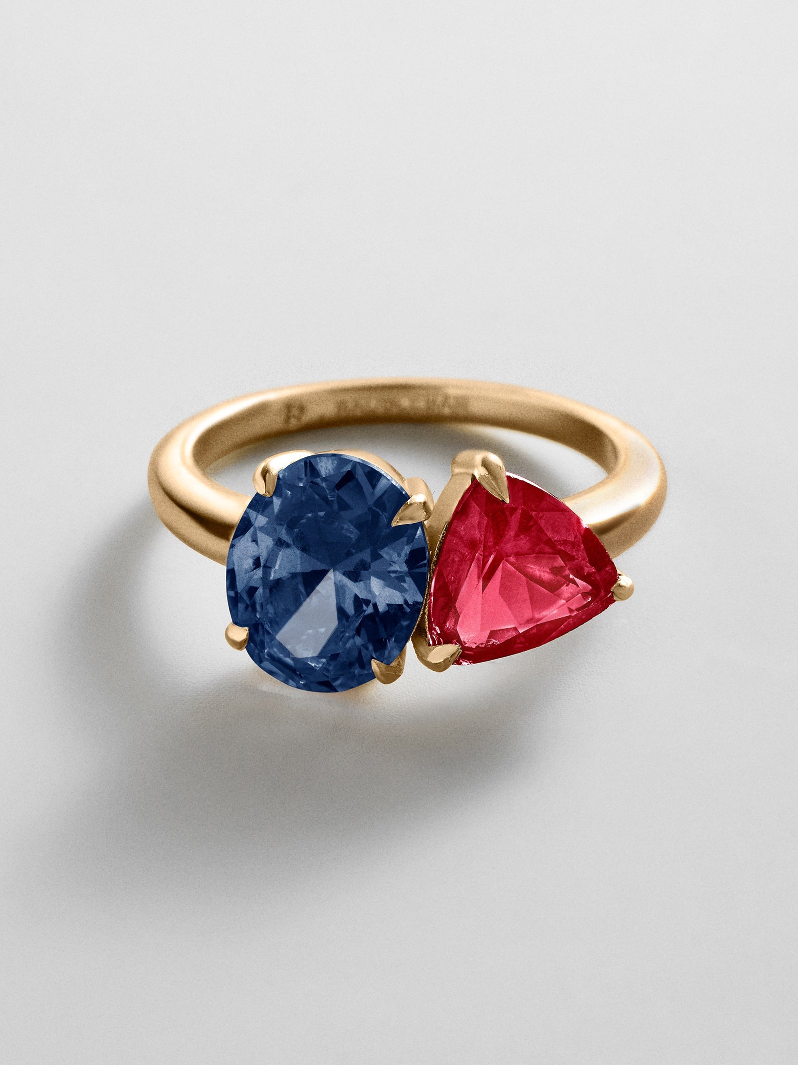 Toi et Moi Custom Birthstone Ring - Gold