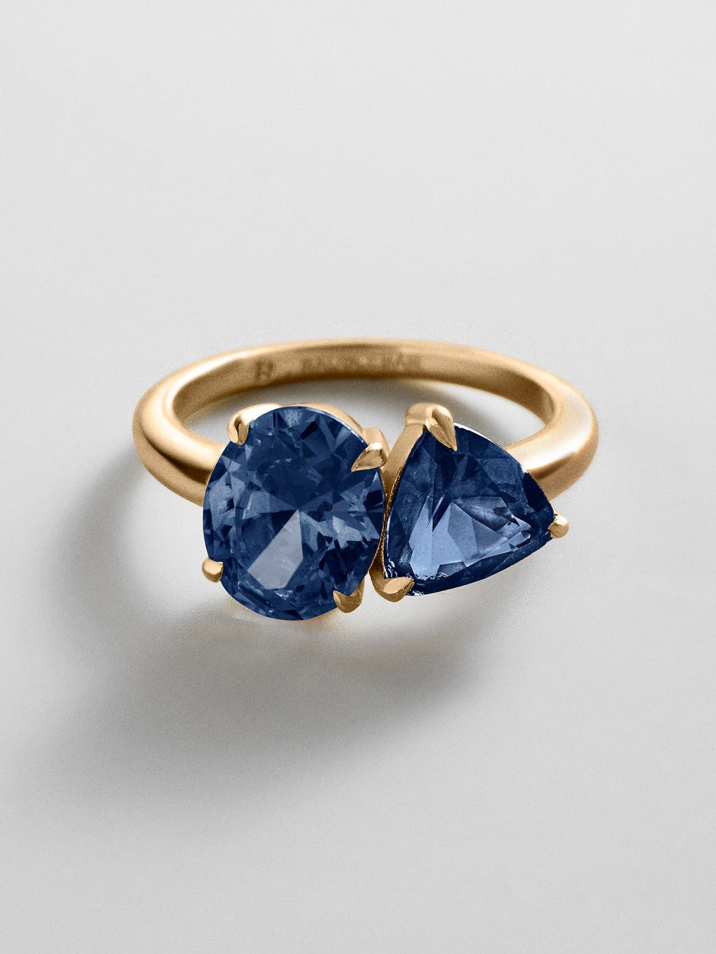 Toi et Moi Custom Birthstone Ring - Gold