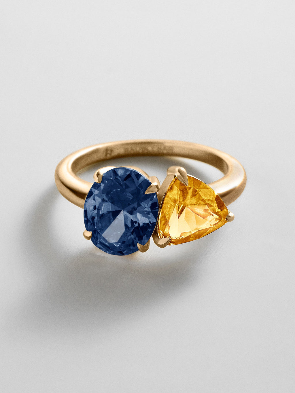 Toi et Moi Custom Birthstone Ring - Gold