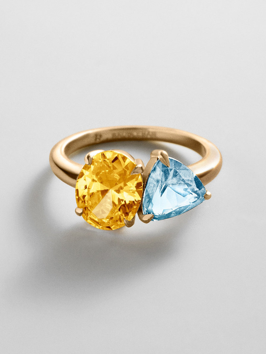 Toi et Moi Custom Birthstone Ring - Gold