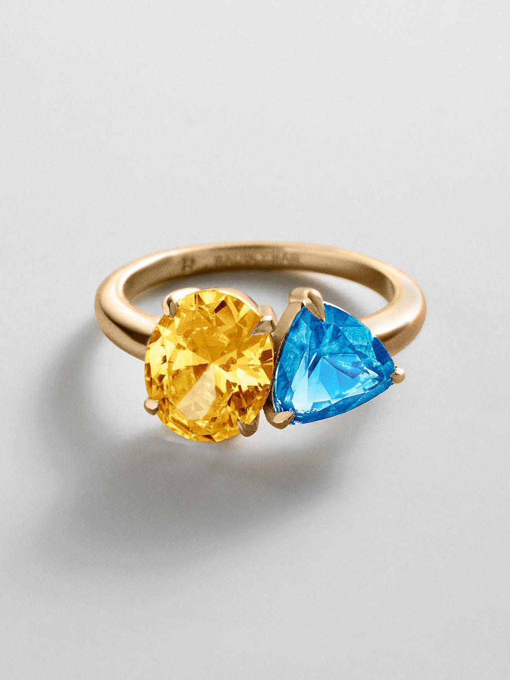 Toi et Moi Custom Birthstone Ring - Gold