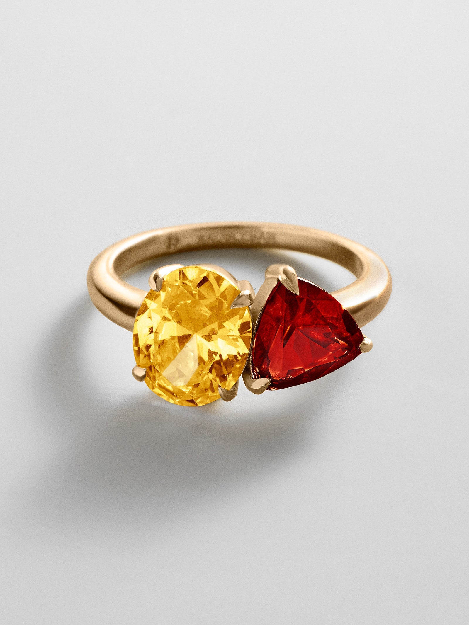Toi et Moi Custom Birthstone Ring - Gold