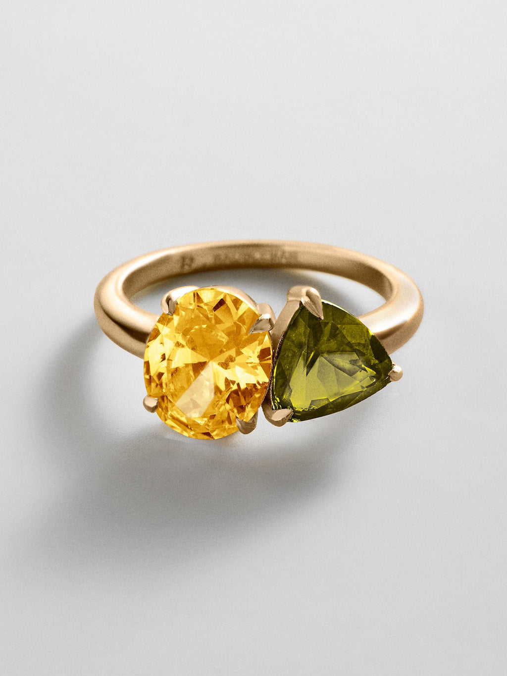 Toi et Moi Custom Birthstone Ring - Gold