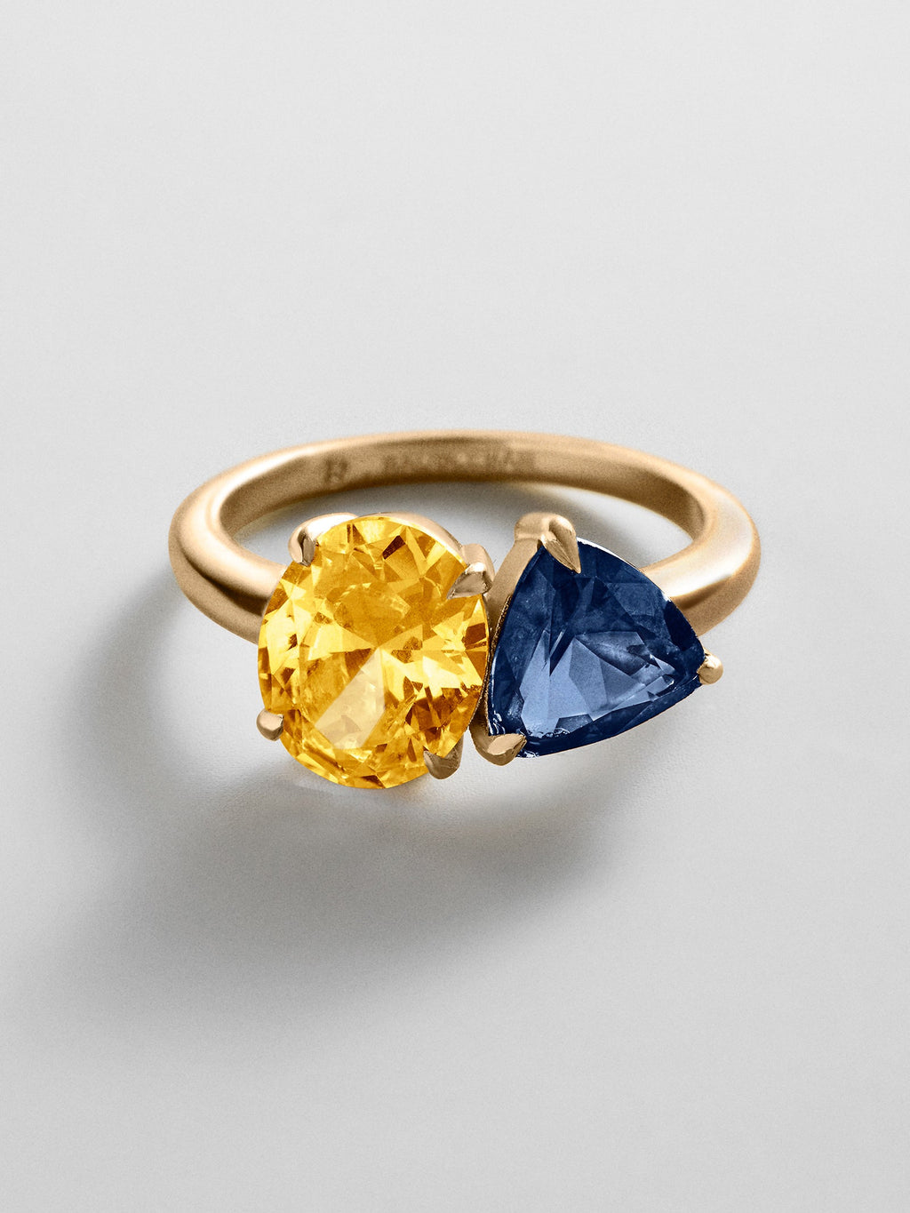 Toi et Moi Custom Birthstone Ring - Gold