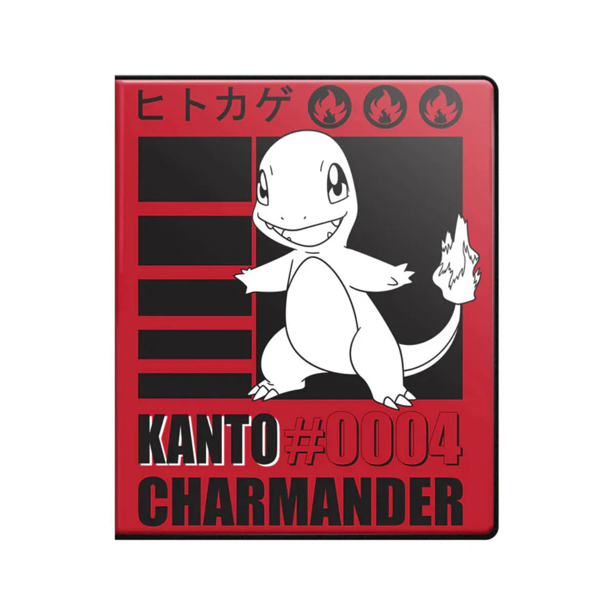 Pokemon Kanto Charmander 9 Pocket 180 Card Binder