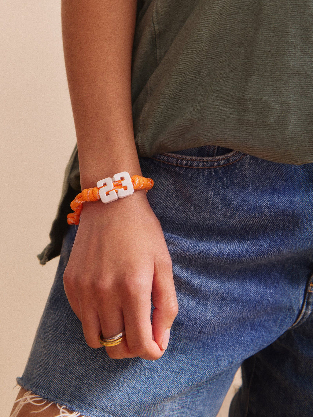 Team Knotty Varsity Custom Bracelet - Netherlands Single Digit