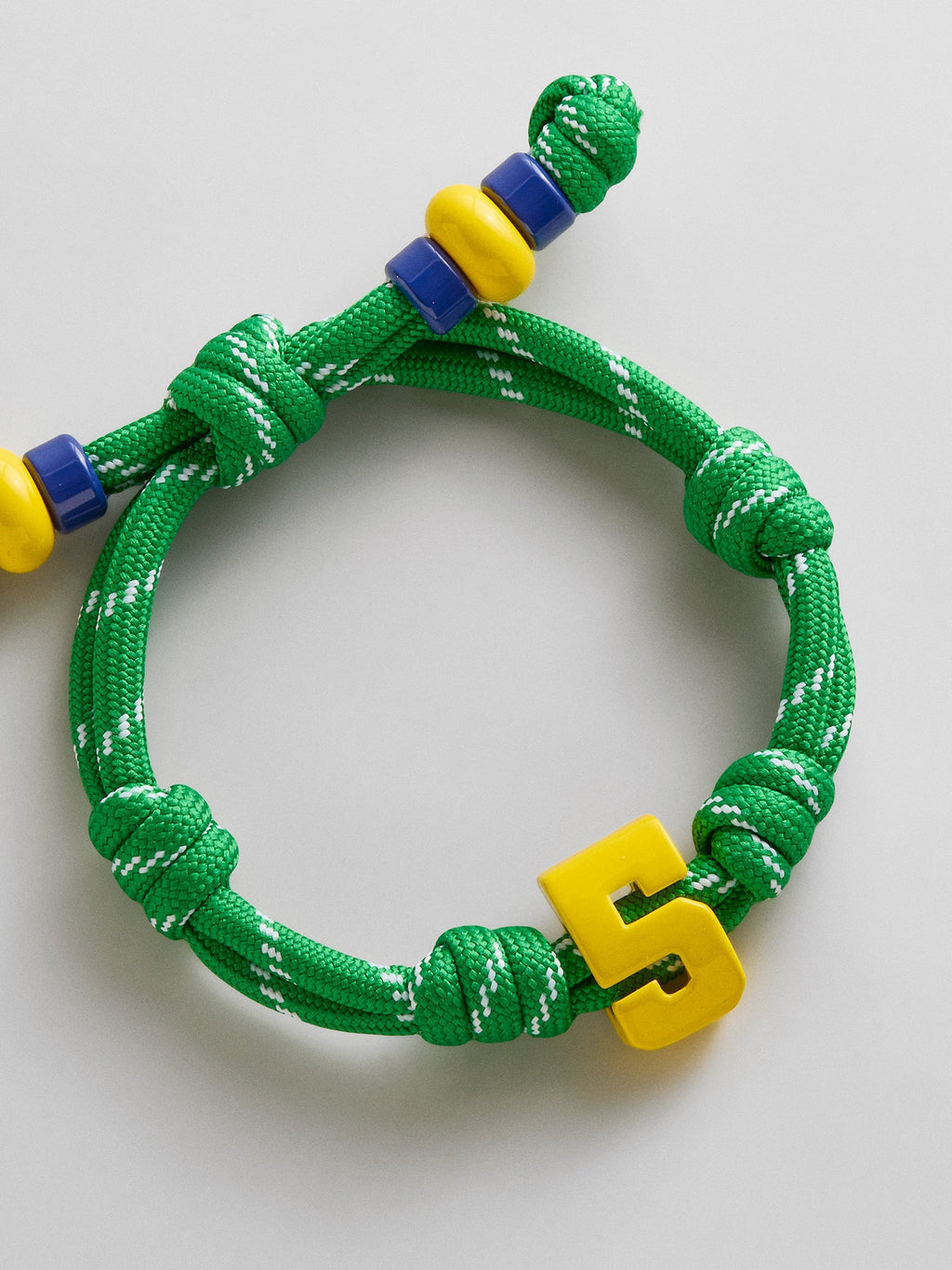 Team Knotty Varsity Custom Bracelet - Brazil Single Digit