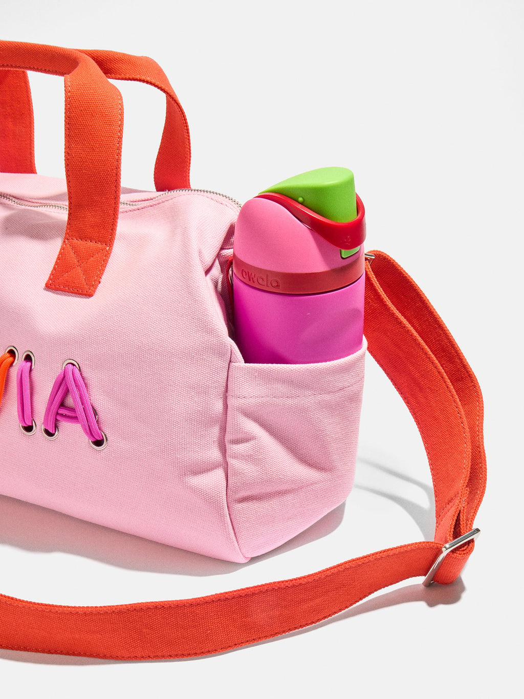 Thready to Go Kids' Custom Duffle - Pink/Red Multi