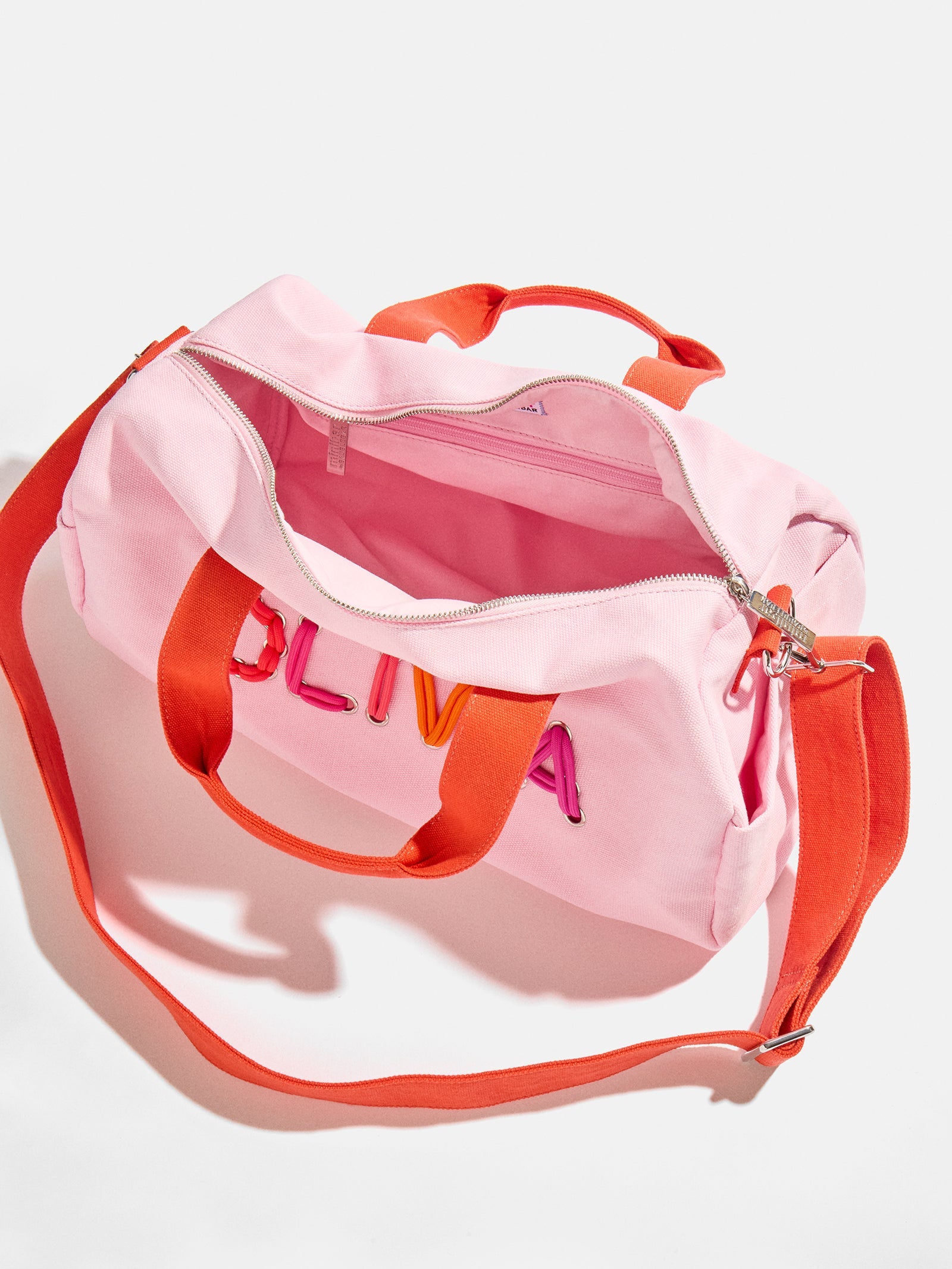 Thready to Go Kids' Custom Duffle - Pink/Red Multi