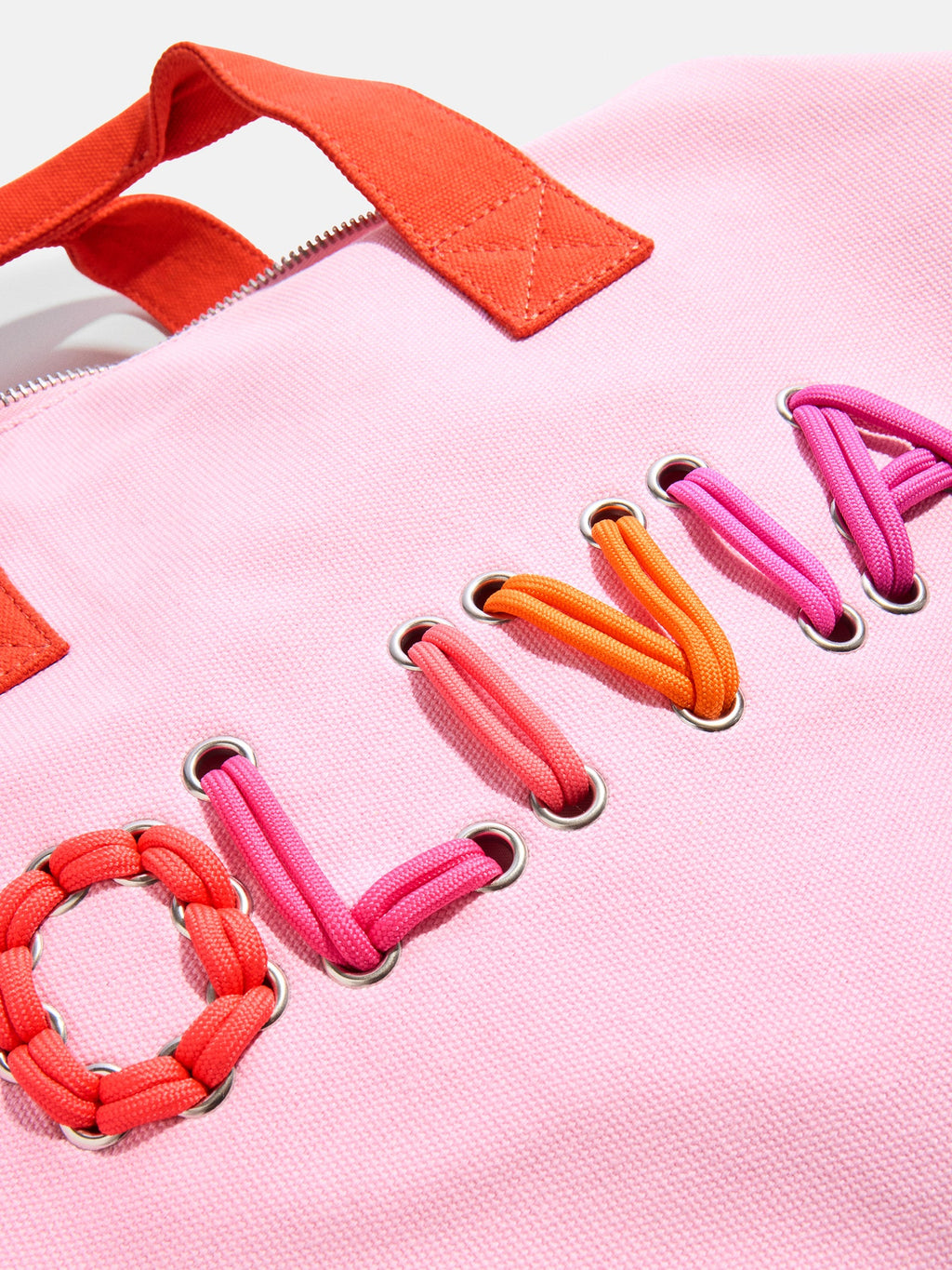 Thready to Go Kids' Custom Duffle - Pink/Red Multi