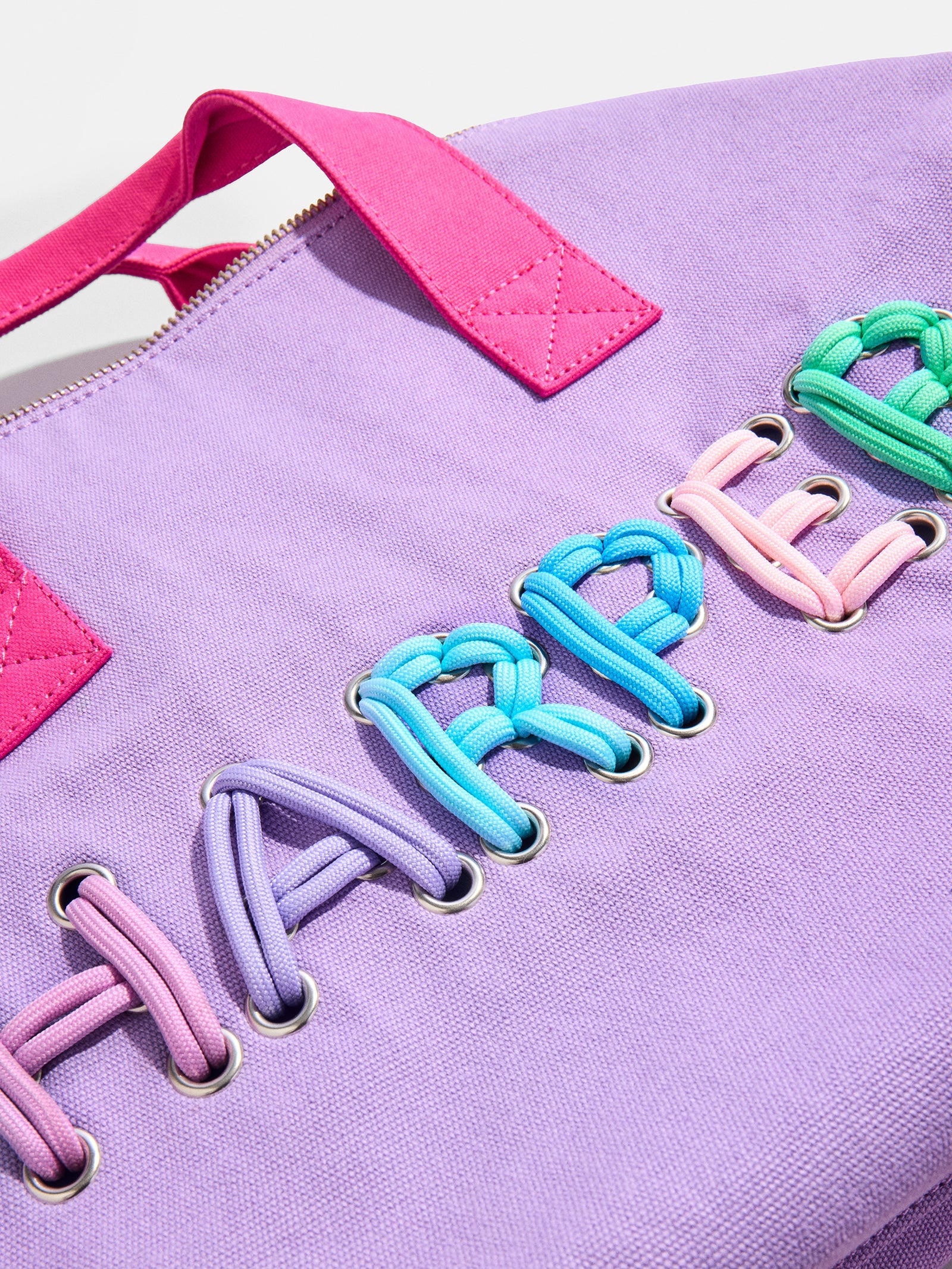 Thready to Go Kids' Custom Duffle - Lilac/Blue Multi