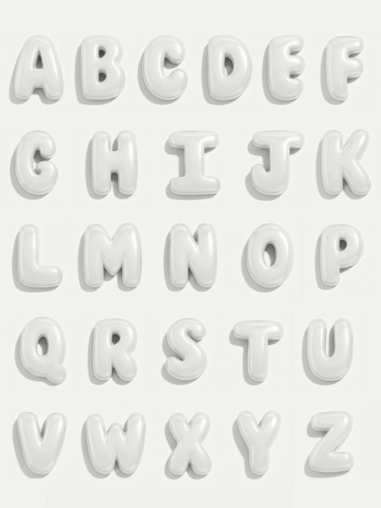Knotty Enamel Initial Custom Bracelet - Multi/White Double Letter