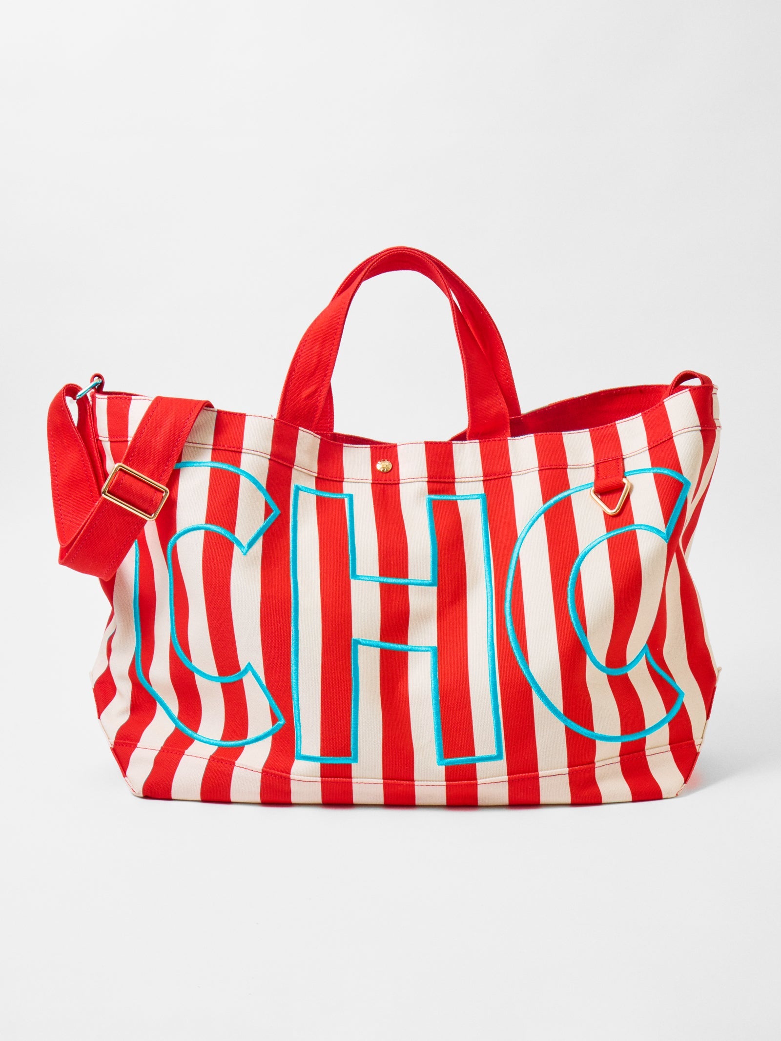 Striped Custom Alpha Tote - Custom Riviera