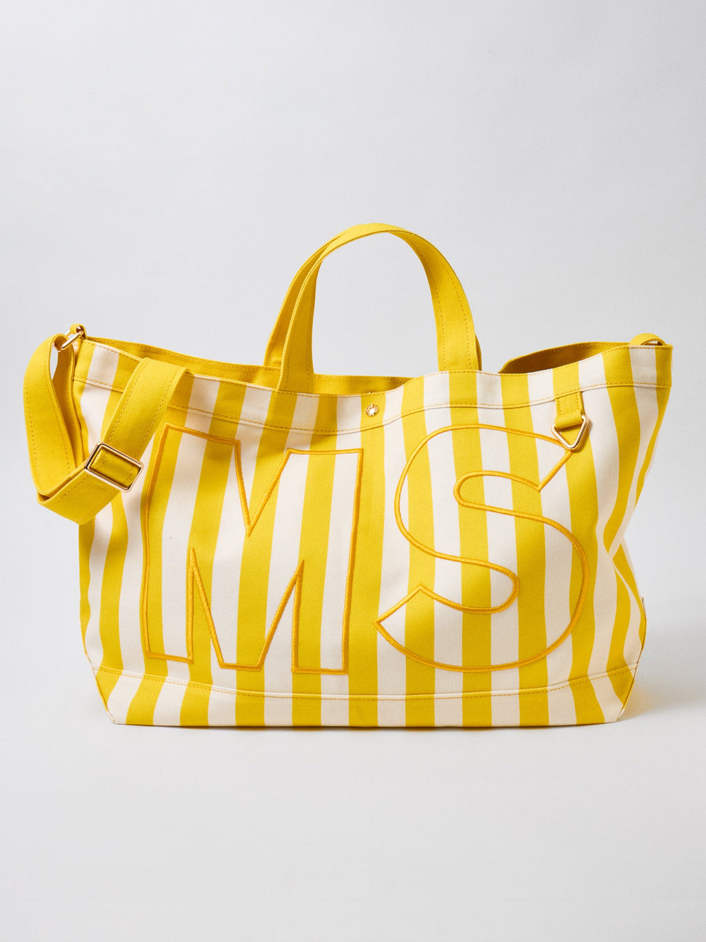 Striped Custom Alpha Tote - Custom Citrus