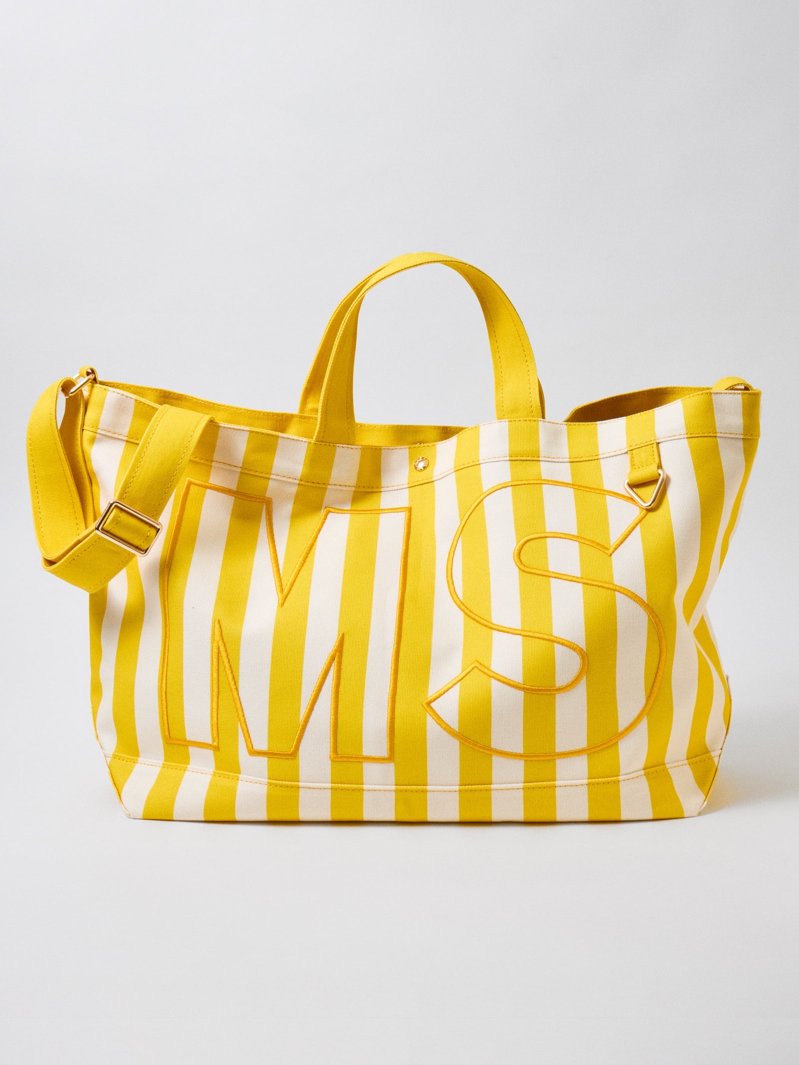 Striped Custom Alpha Tote - Custom Citrus