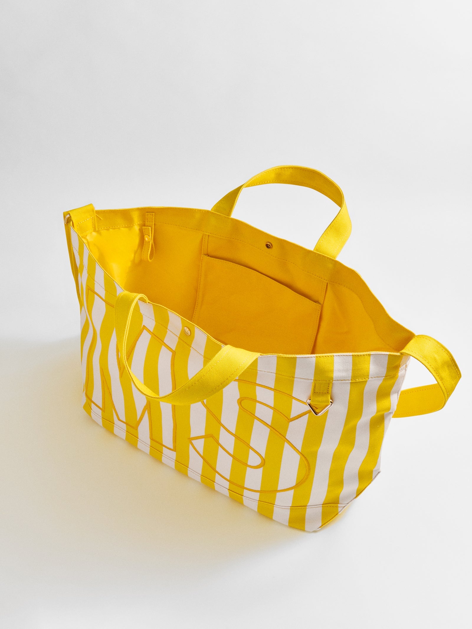 Striped Custom Alpha Tote - Custom Citrus