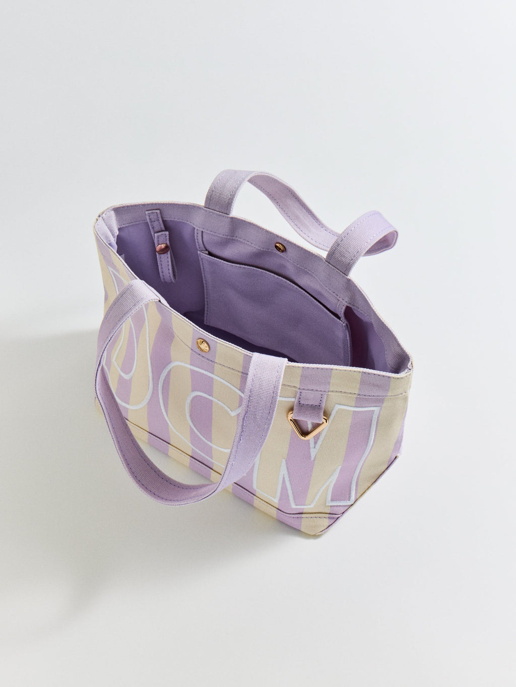 Striped Custom Alpha Tote - Custom Wisteria