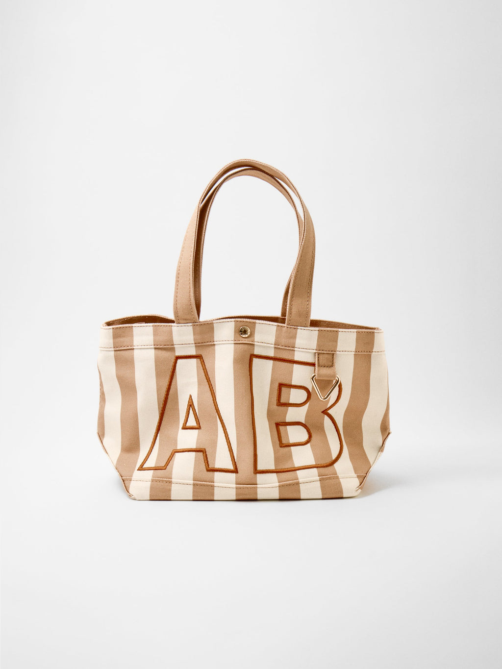 Striped Custom Alpha Tote - Custom Dune