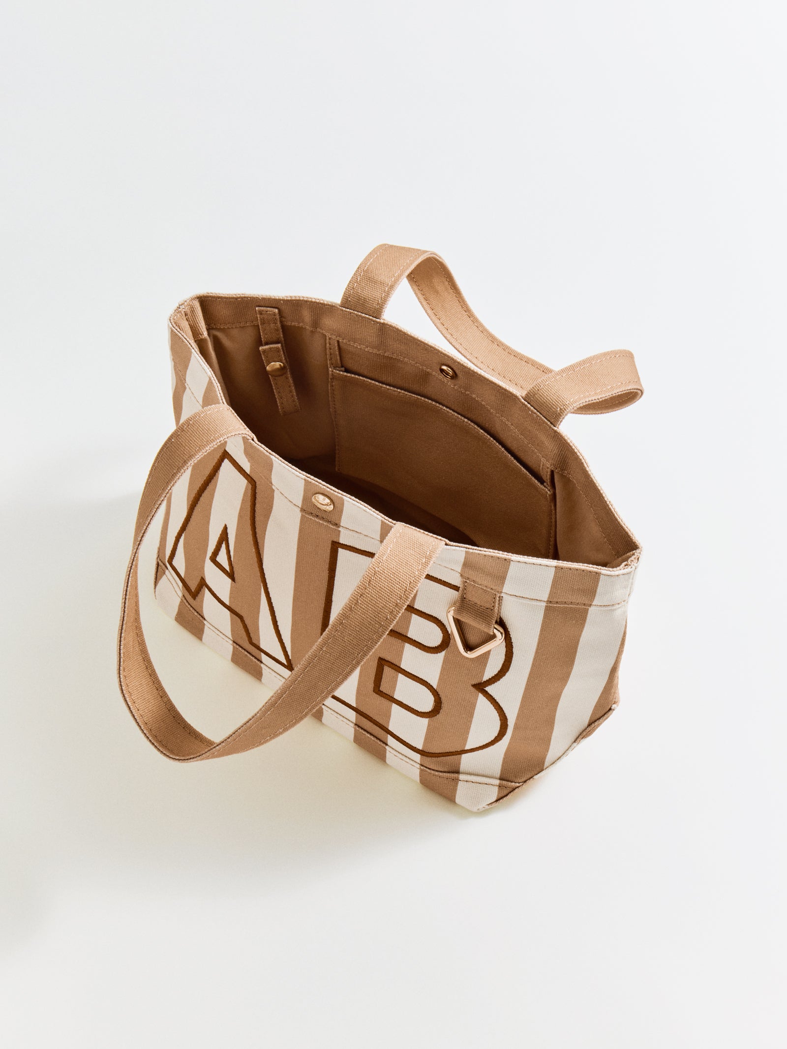 Striped Custom Alpha Tote - Custom Dune