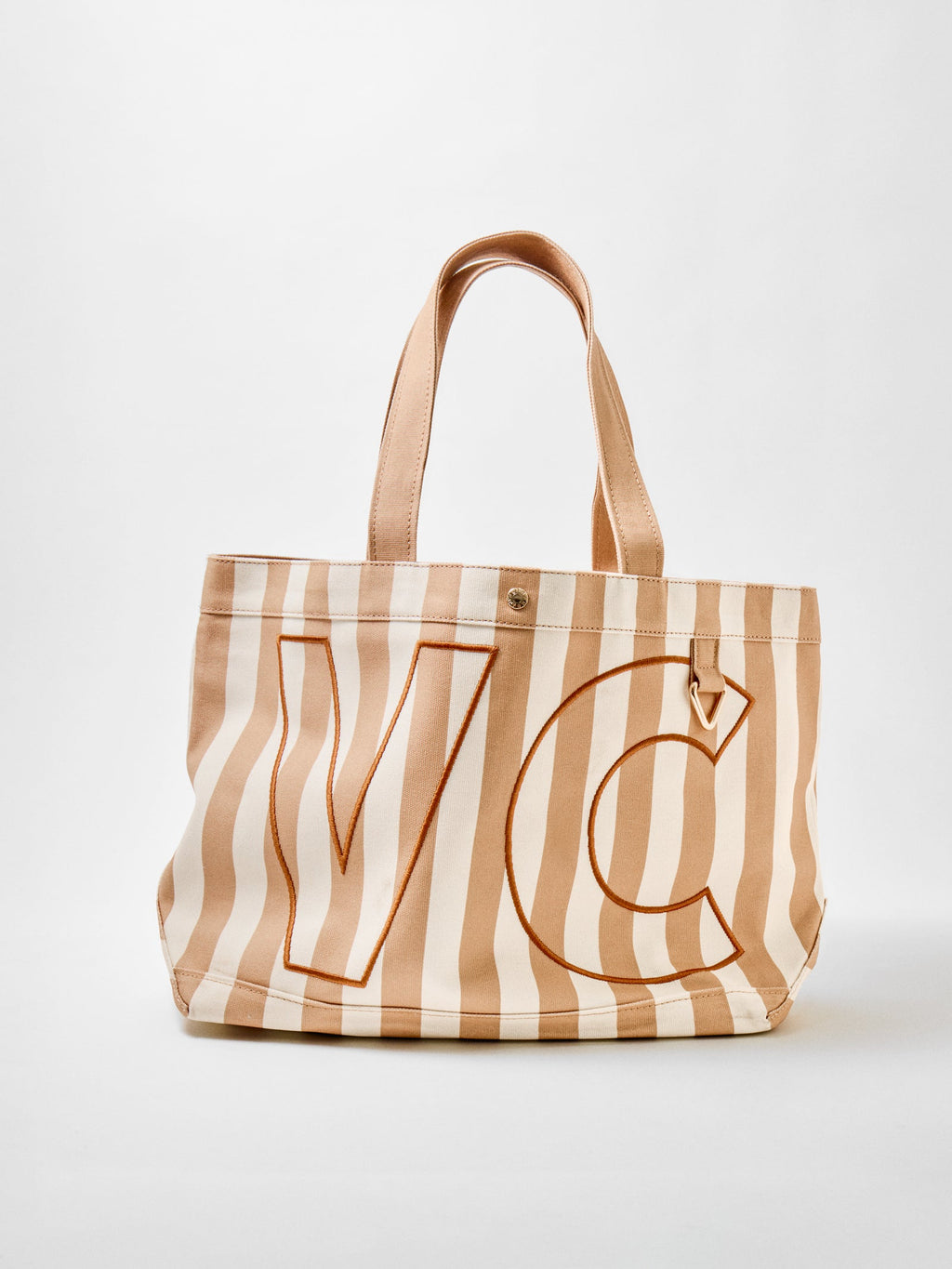 Striped Custom Alpha Tote - Custom Dune