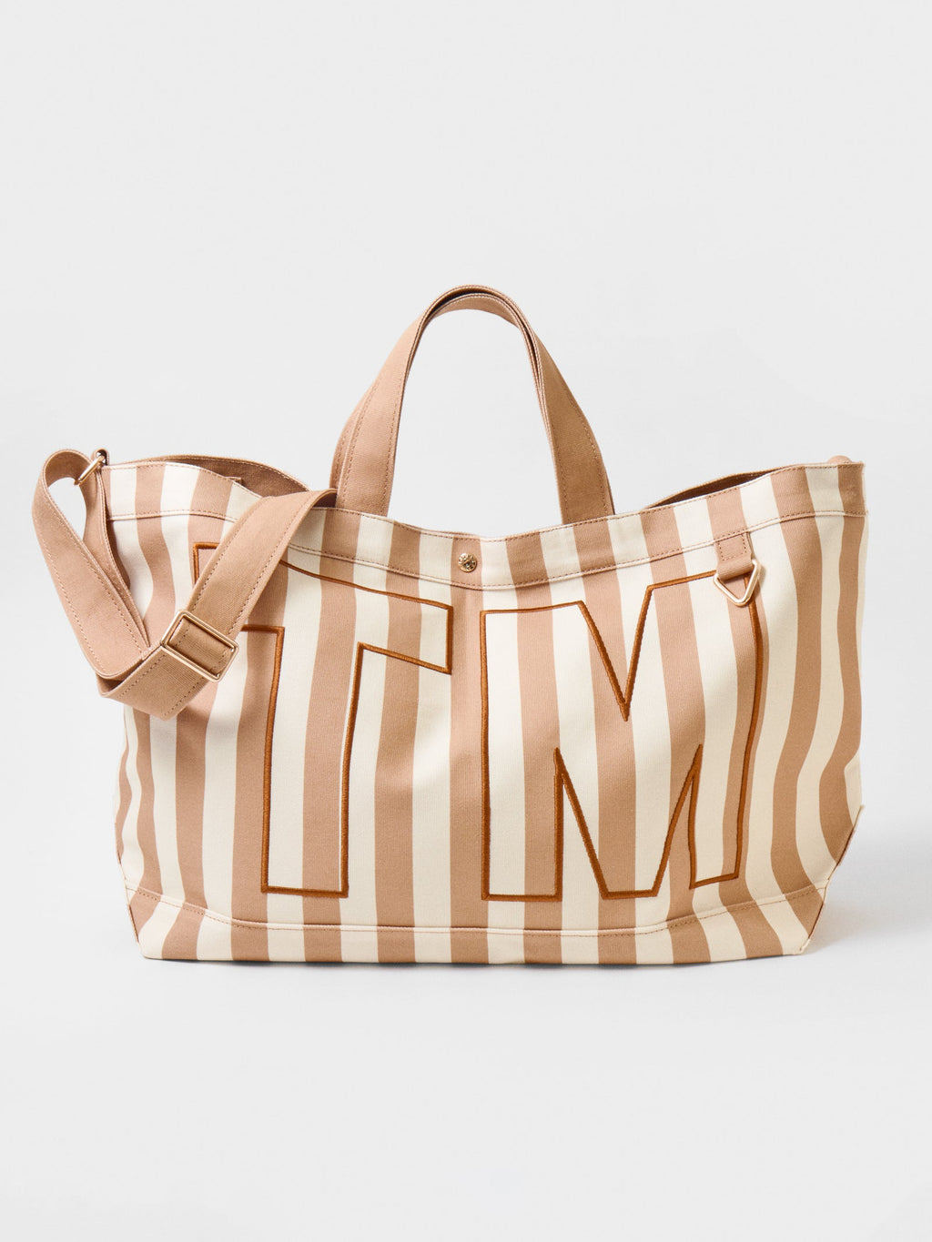 Striped Custom Alpha Tote - Custom Dune