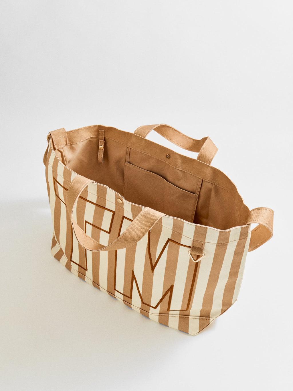 Striped Custom Alpha Tote - Custom Dune