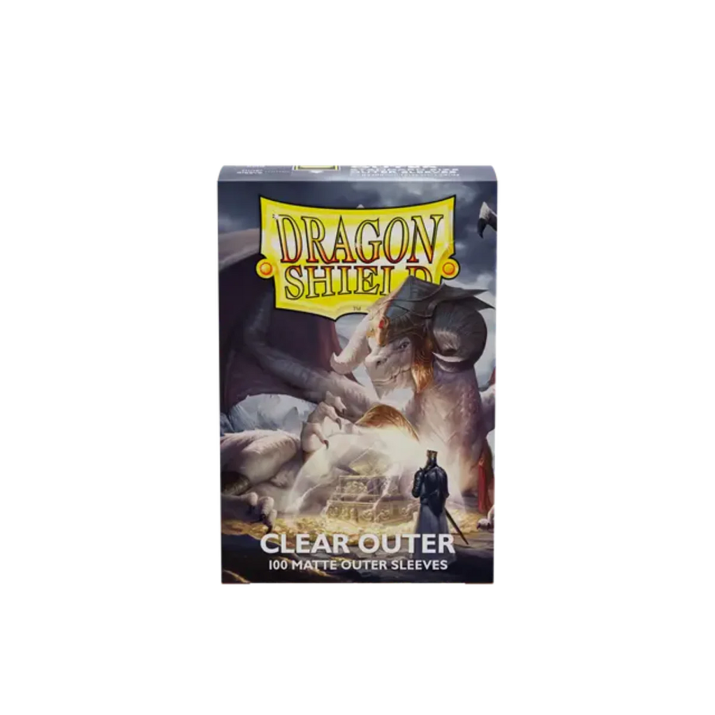 Dragon Shield Game Sleeves 100ct - Matte Clear Outer Standard