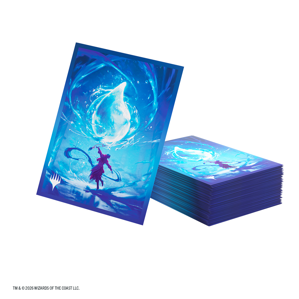 Secrets of Strixhaven Premium Art Sleeves - Island