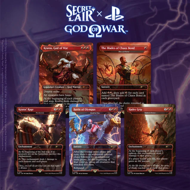 Secret Lair x God of War Greek Non-Foil Edition