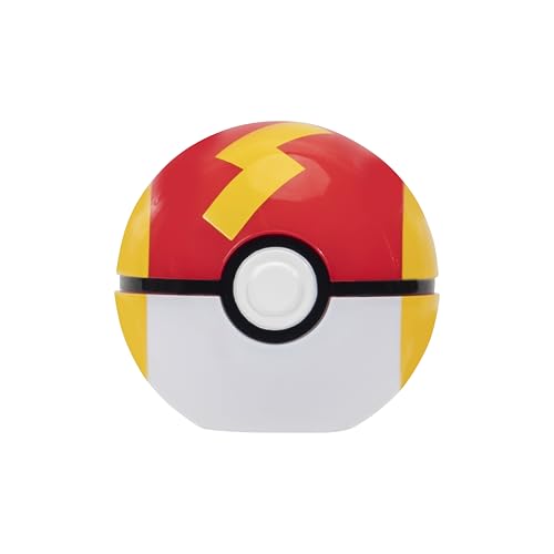 Pokémon Pikachu Clip ‘N’ Go Bandolier Set - 2-Inch Pikachu Battle Figure with Poke Ball and Fast Ball Plus Themed Belt and Bandolier