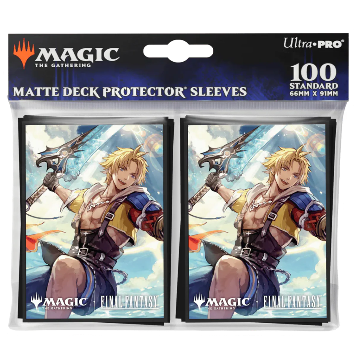 MTG Final Fantasy Tidus, Yuna's Guardian Commander Sleeves 100ct