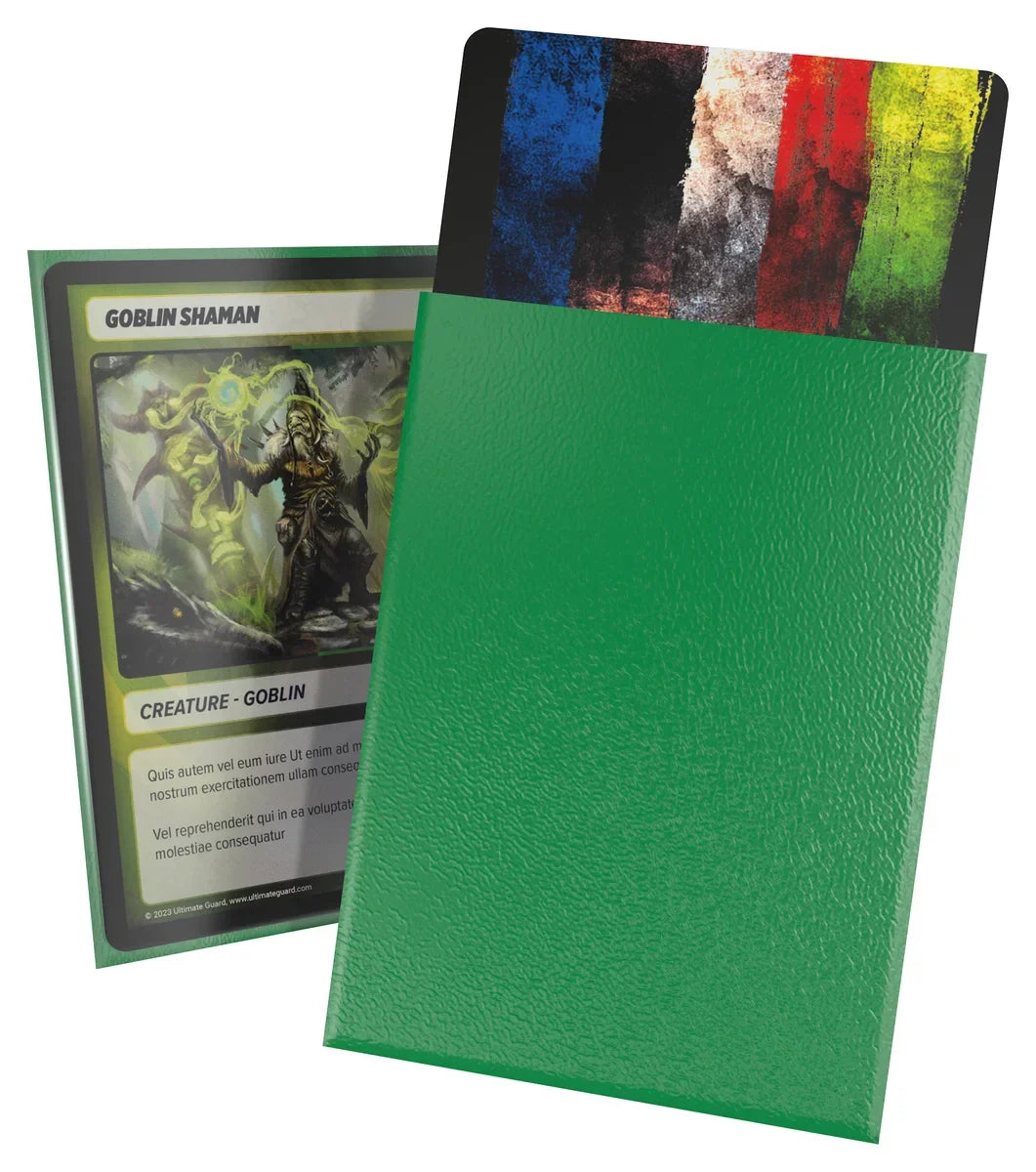 Cortex Sleeves Matte Standard Size 100 - Green