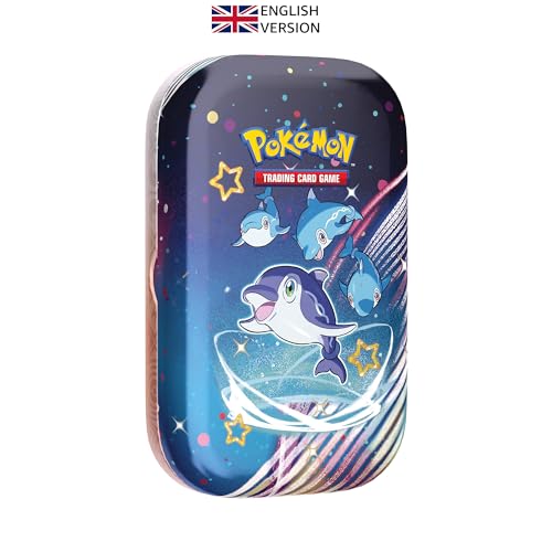 Pokémon TCG: Scarlet & Violet—Paldean Fates Mini Tin – Finizen (2 Booster Packs, 1 Sticker & 1 Art Card)