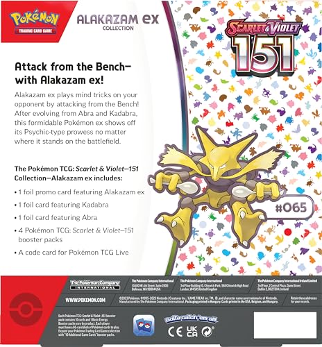 Pokémon Trading Card Game Scarlet & Violet151 ex Box - Alakazam