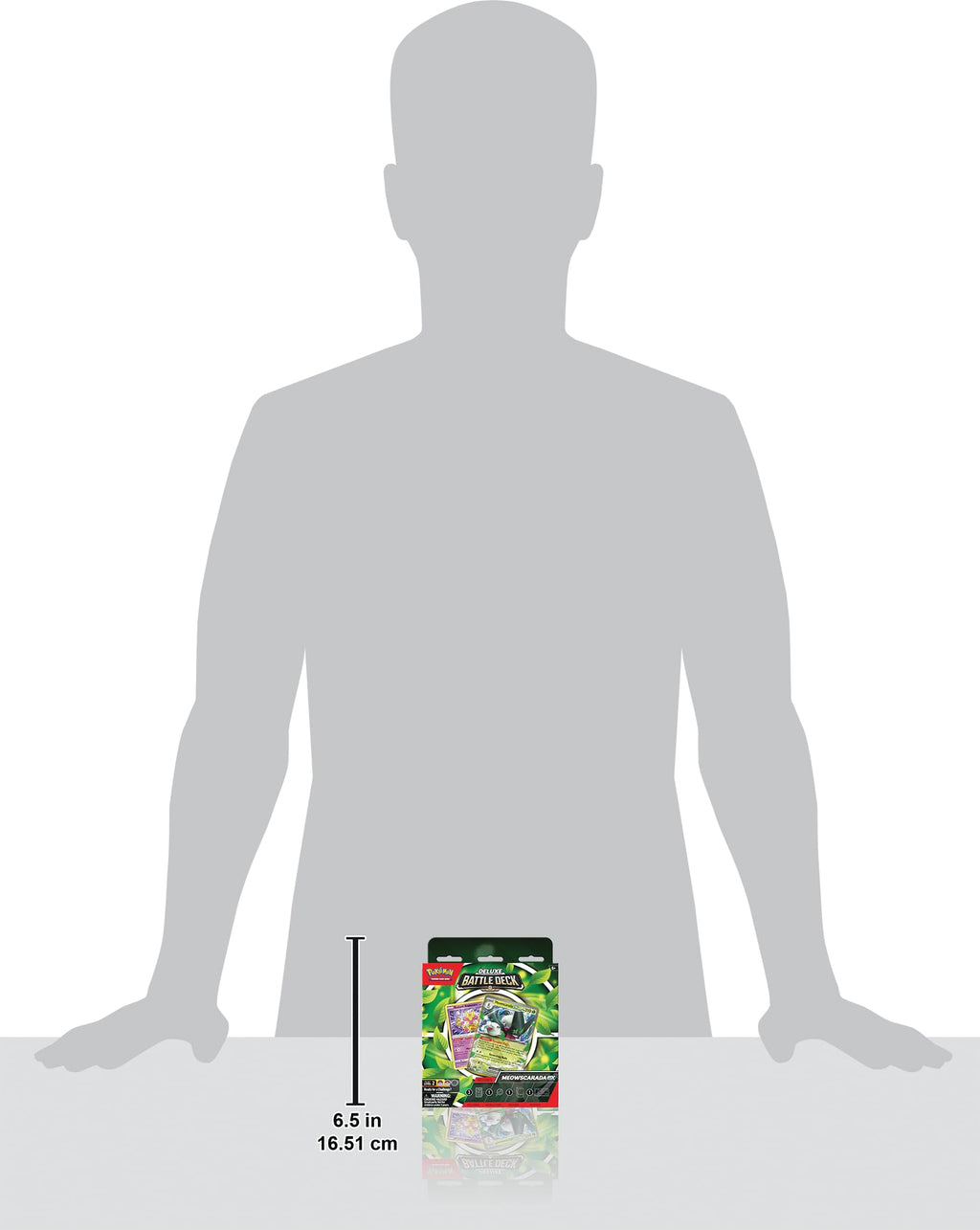 Pokémon TCG: Meowscarada ex Deluxe Battle Deck (Ready-to-Play 60-Card Deck & Accessories)