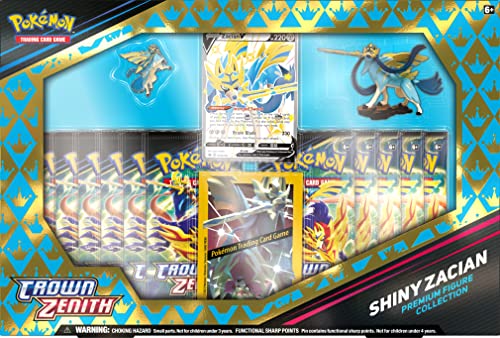 Pokemon Crown Zenith Shiny Zacian Premium Figure Collection