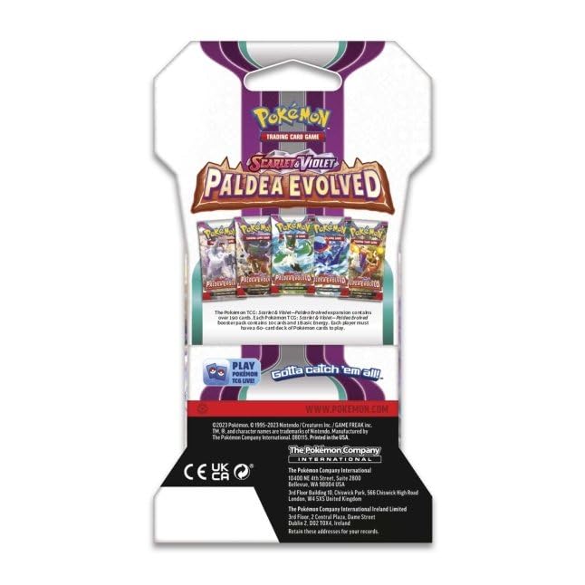 Pokemon TCG: Scarlet & Violet - Paldea Evolved Sleeved Booster Pack