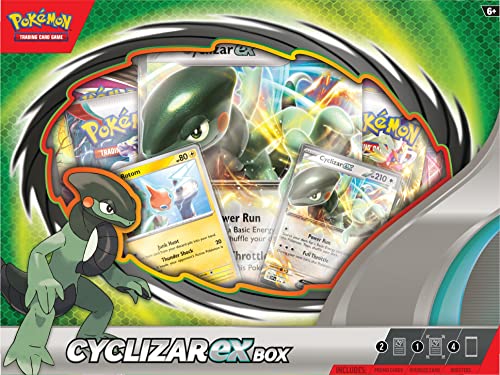 Pokémon TCG: Cyclizar ex Box - 4 Packs, Promo Cards