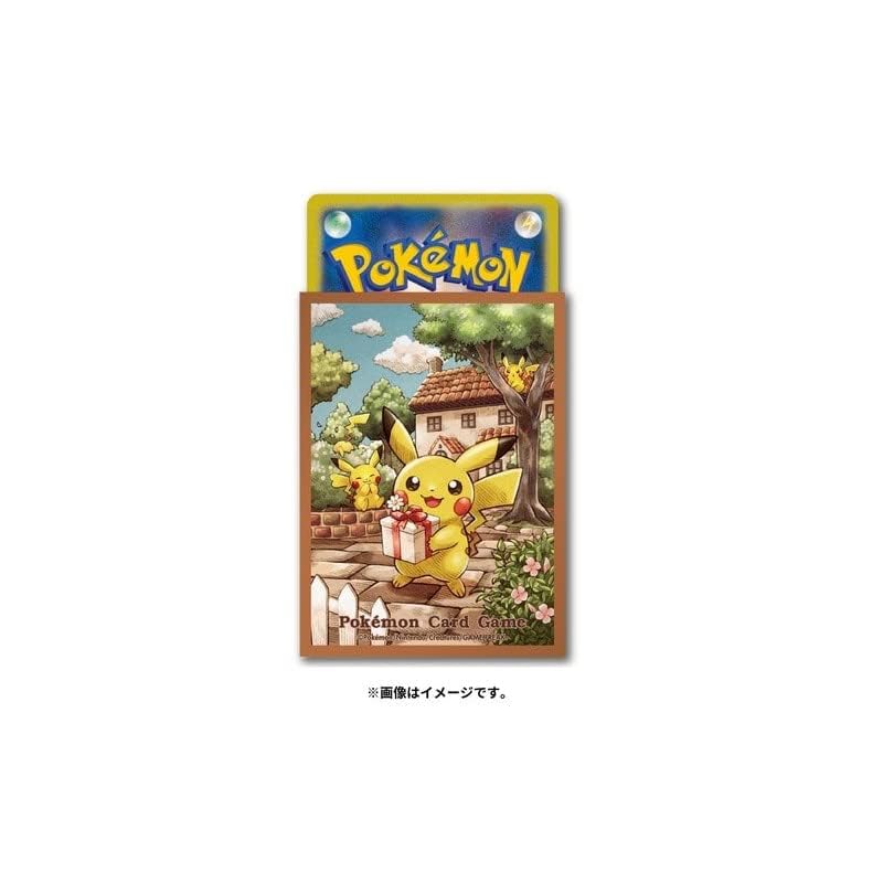 Pokemon TCG 64ct Card Sleeves Pikachu's Gift
