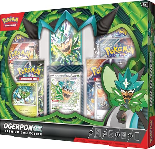 Pokémon TCG: Ogerpon ex Premium Collection (3 Foil Cards & 6 Boosters)