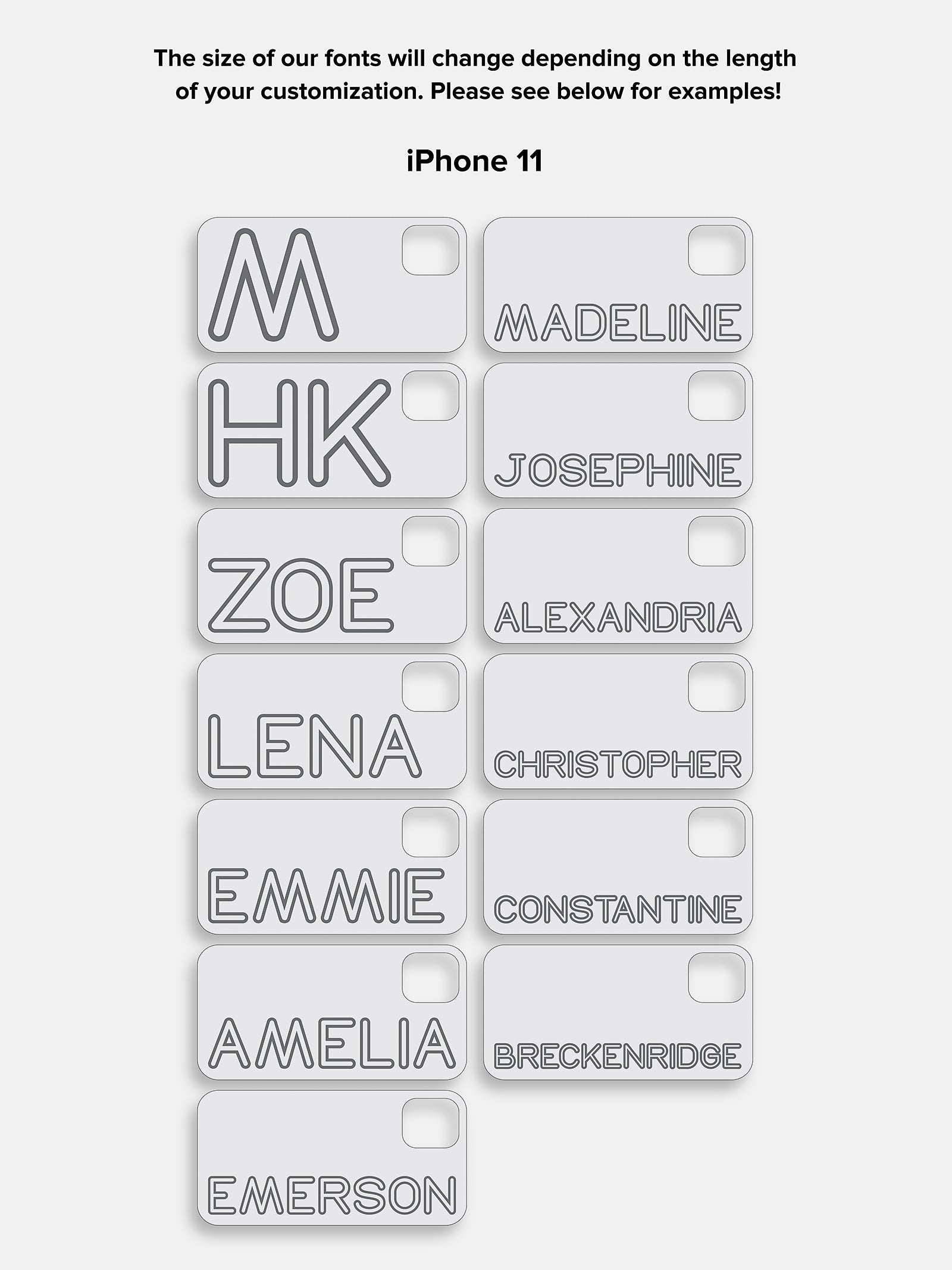 Fine Line Custom iPhone Case - Transparent Blue/White