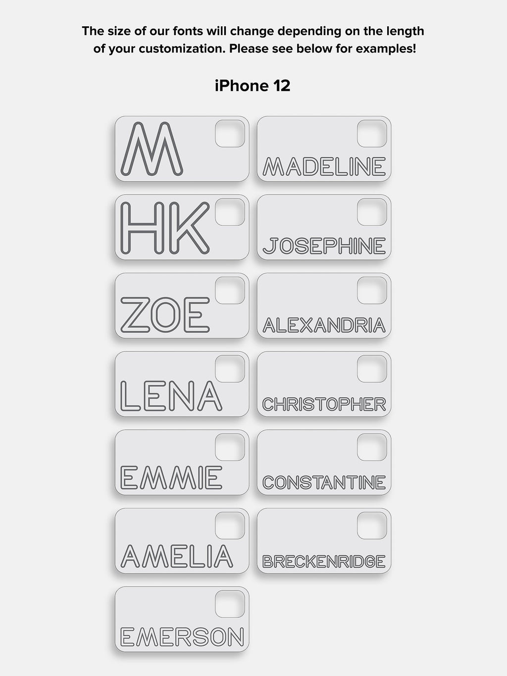 Fine Line Custom iPhone Case - Transparent Blue/White