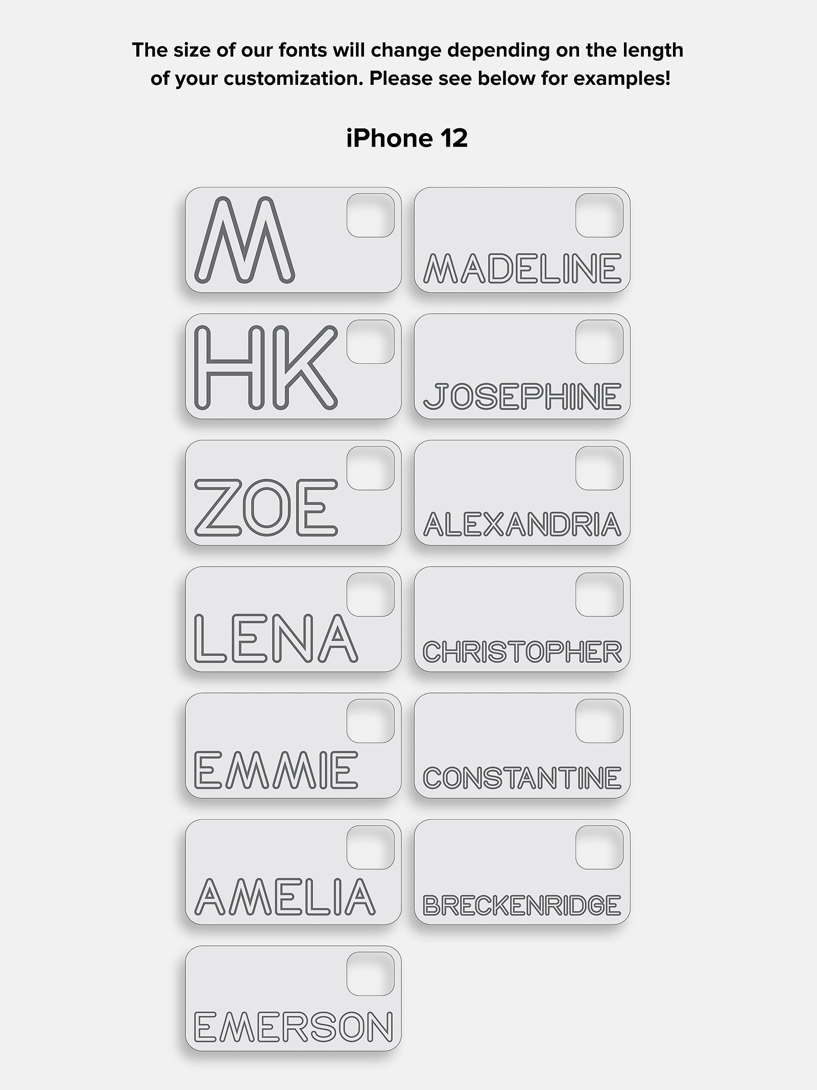 Fine Line Custom iPhone Case - Transparent Blue/White
