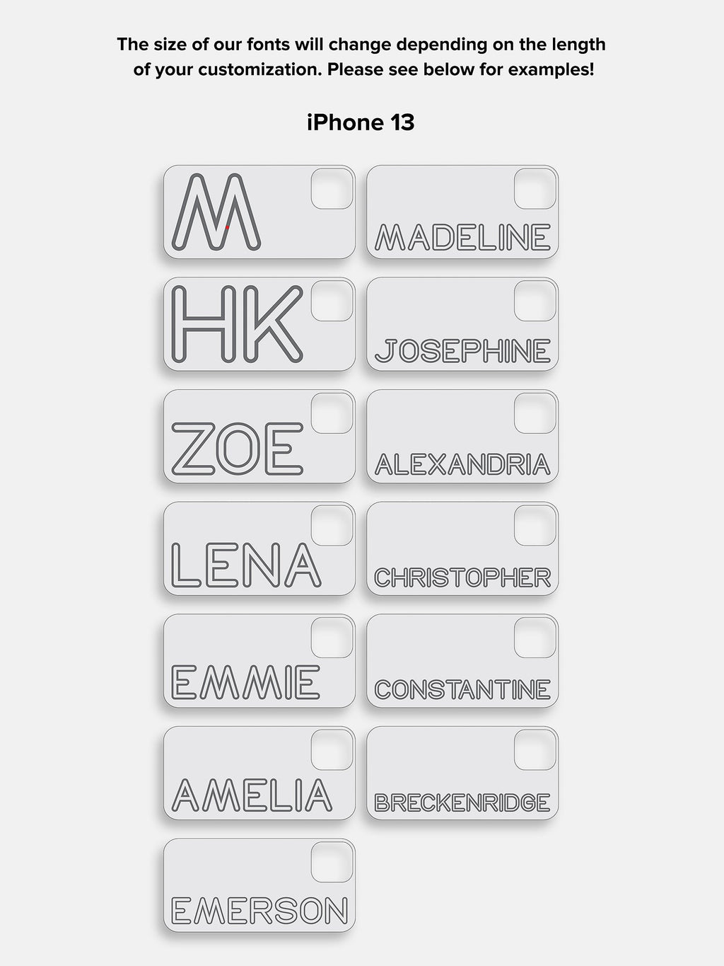 Fine Line Custom iPhone Case - Transparent Blue/White