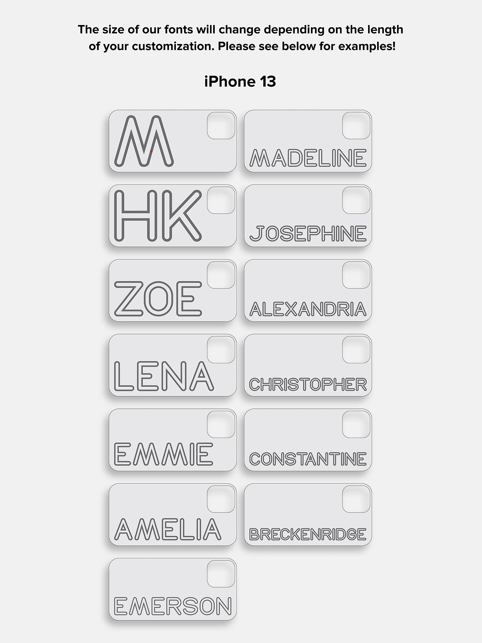 Fine Line Custom iPhone Case - Transparent Blue/White
