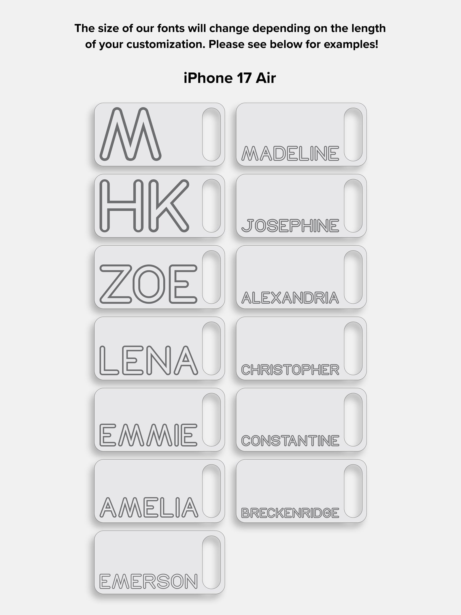 Fine Line Custom iPhone Case - Light Blue/Orange