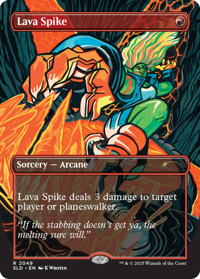 Magic the Gathering Secret Lair Everything is On Fire (Non-Foil)